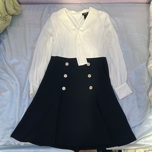 DKNY | White & Black Dress | Never Worn